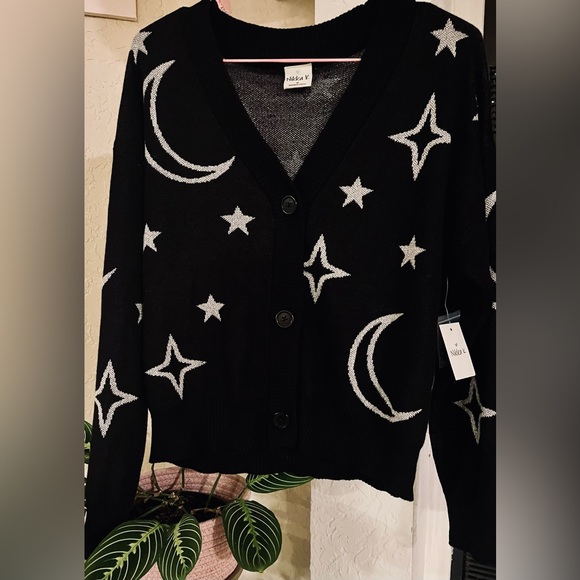 Nikka K Sweaters - Moon and Stars Cardigan